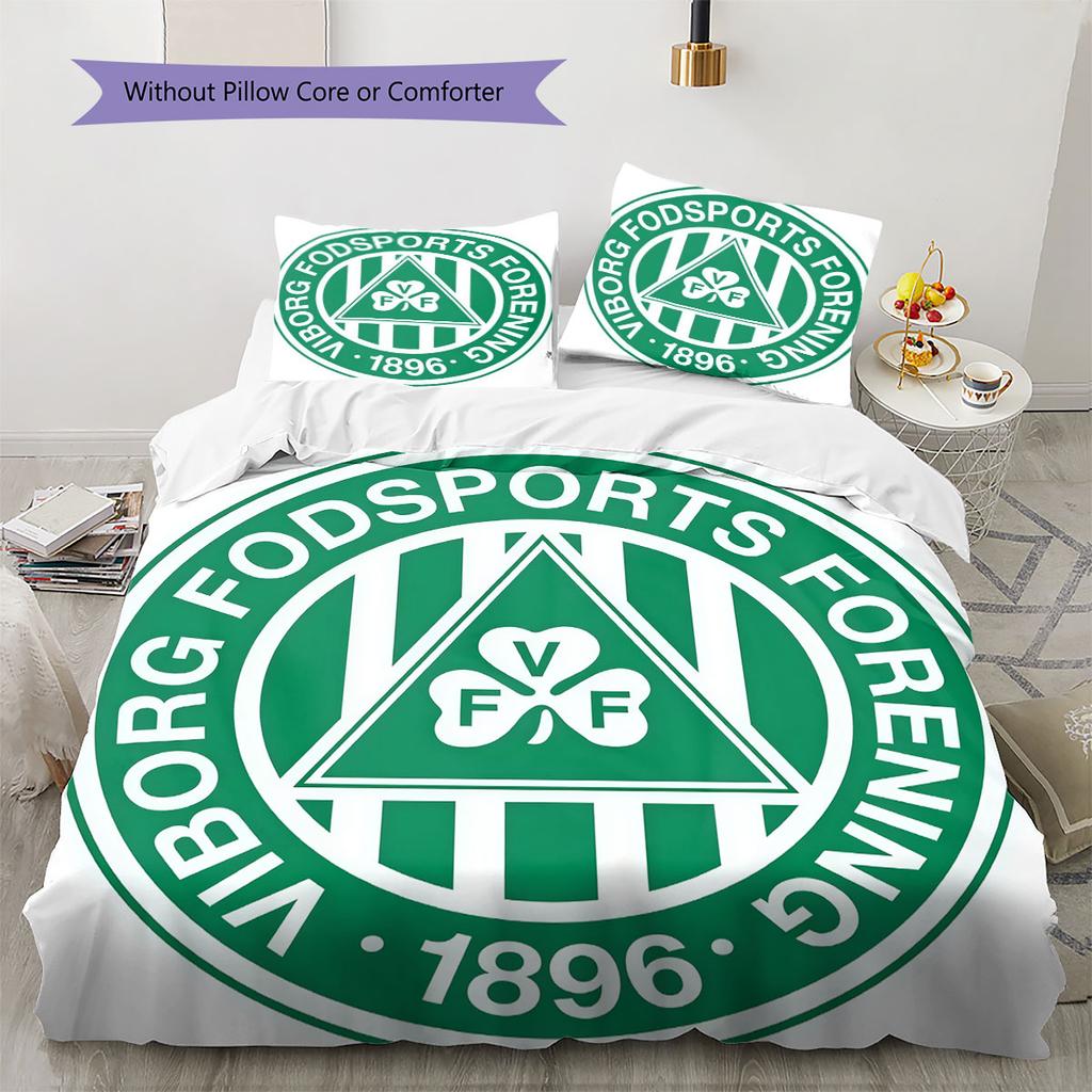 Viborg FF Bedding Quilt Set Quilt Cover Pillowcase Home Decoration Birthday Gift (1 * duvet cover + 2 * pillowcase, without core)