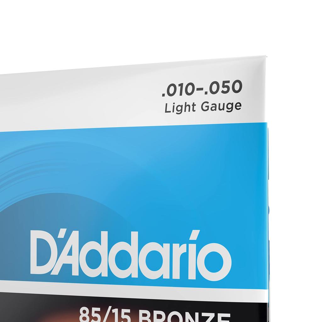 D'Addario Acoustic Guitar Strings, 8515 American Bronze, Light, 12-String, .010-.050, EZ940