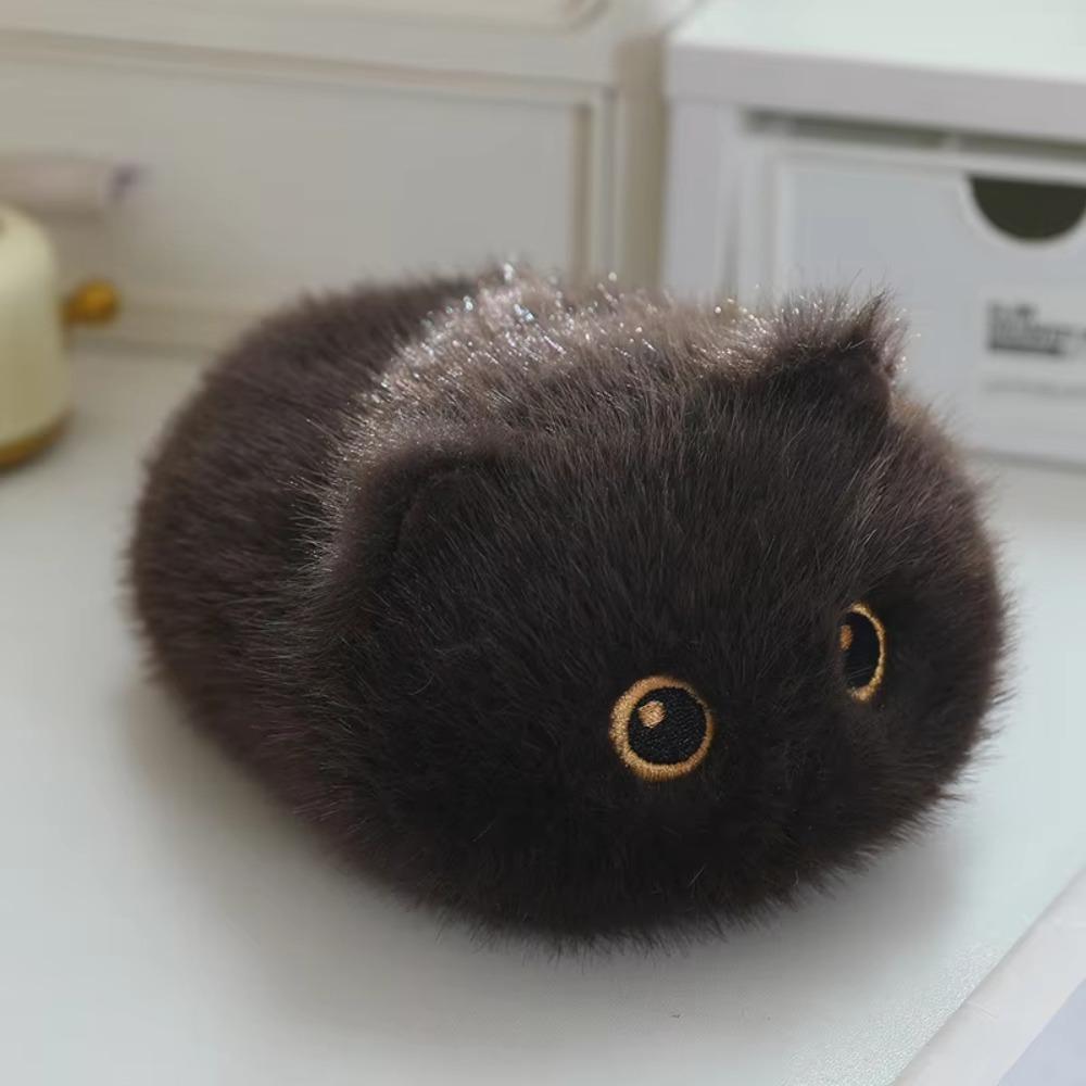 Fluffy Kitten Dolls Stuffed Animals Black Cat Plush Lovely Cute Cat Plush Toys Baby Gifts