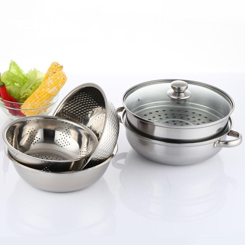 WODHO Happy Family Stainless Steel Cookware Set