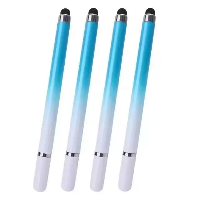 2 In 1 Universal Stylus Pen For Tablet Mobile Android IOS Phone iPad Accessories Drawing Tablet Pens Capacitive Screen Touch Pen