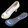 Women's Gel Massage Insoles: Two-Color, Three-Quarter Length, Thickened, Anti-Abrasion, Transparent Arch Support for High Heels.