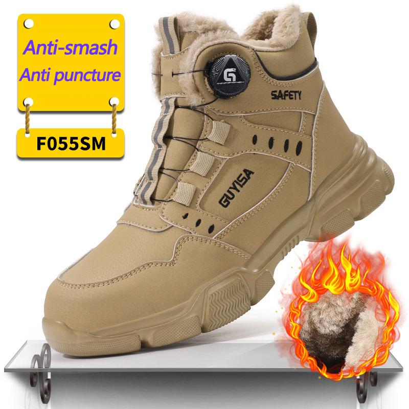 

Men Winter boots Protection Shoes Safety Boots Steel toe shoes Work Boots Security Indestructible shoes Puncture-Proof Men Boots 47