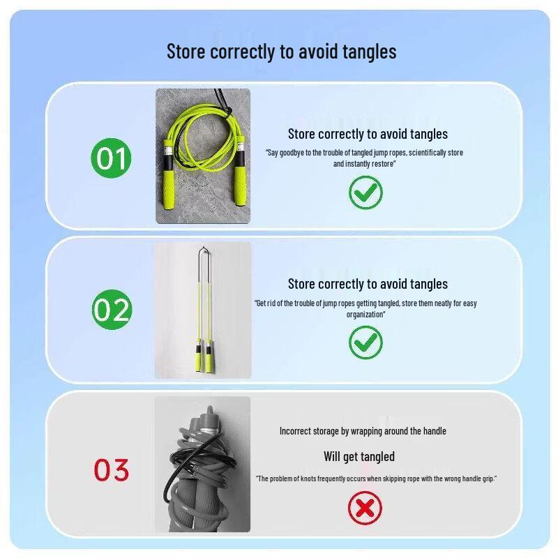 Jianli Kids' Exam Bearing PVC Jump Rope