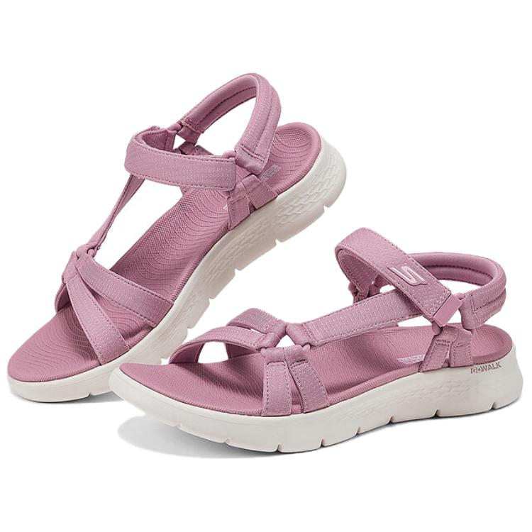 Skechers Sandali da Spiaggia Aperti Morbidi e Comodi Donna Sandali Rosa 141451-MVE