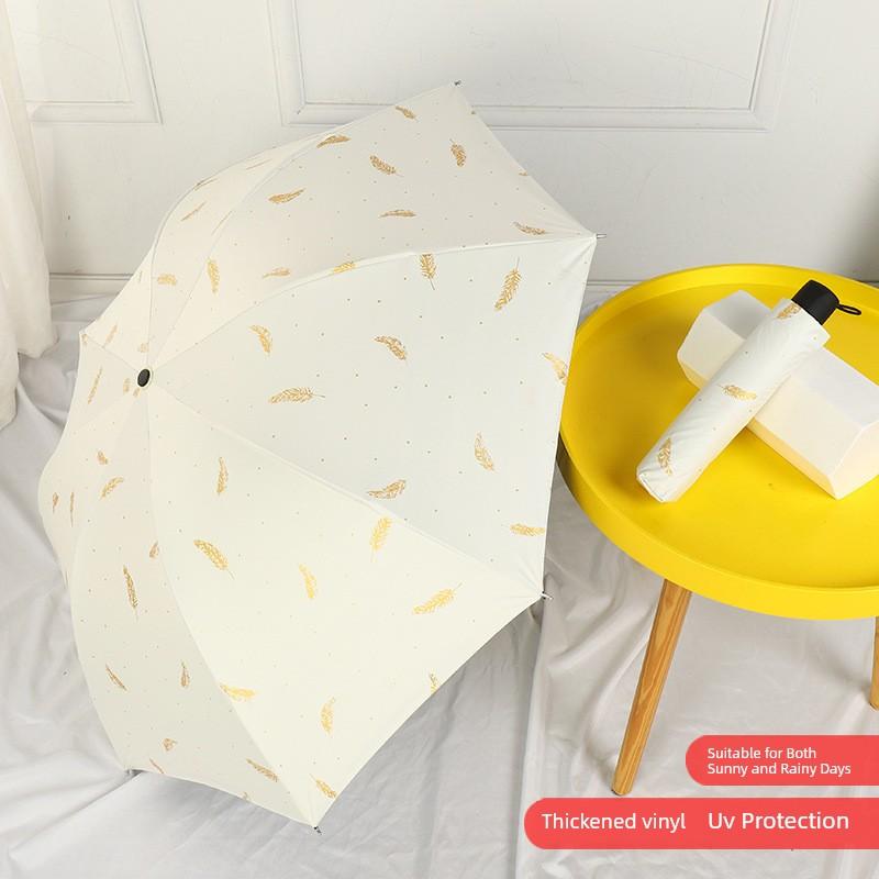 Fully Automatic Large Umbrella for Men and Women, Dual-Use for Sun and Rain, Sunshade Umbrella, Uv Protection, with Logo Printing