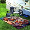 1pc Dreamcatcher Print Rug Outdoor Indoor Area Rug Floor Mat, Doorway Decoration Rug With Non-slip Rubber Backing, Outdoor Patio