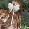 Sweet Chiffon Bow Hair Clip Elegant Hair Accessories New Girls Barrettes  Women Headwear Gift