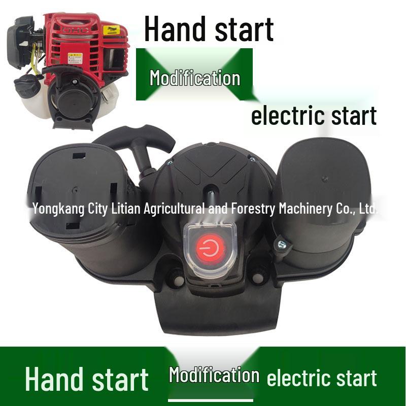 GX35140F Elektrischer Starter Seilzug-Baugruppe für Viertakt-Benzinmotor Rasenmäher