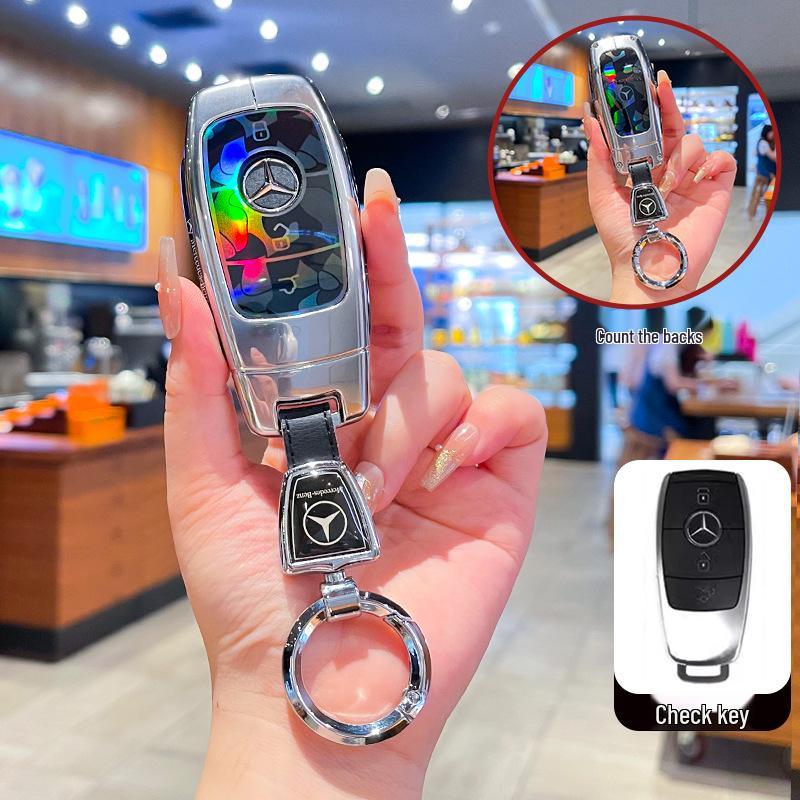 Husă cheie Mercedes-Benz pentru E-Class, C-Class, S-Class, GLB, GLC, GLE, GLA - Se potrivește E300L, C260L, A200L