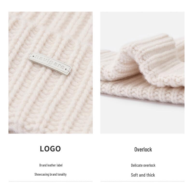 Navicare Unisex Cashmere Knit Beanie