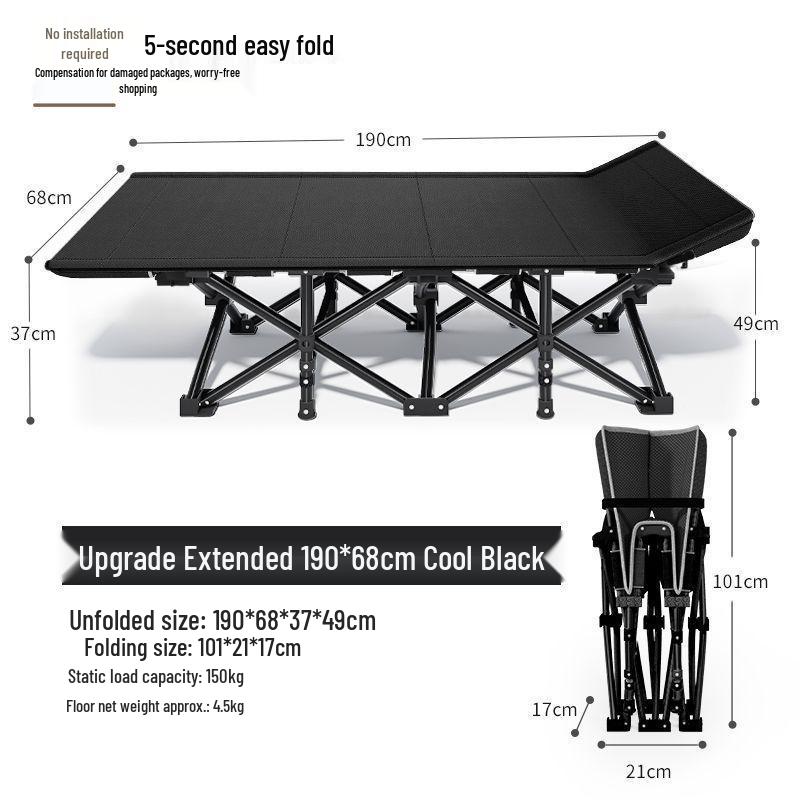 Compact Folding Bed for Office & Home Naps