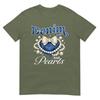 Pearls And Denim Outfit Bow Denim Pearls Ladies Girls Unisex Tshirt