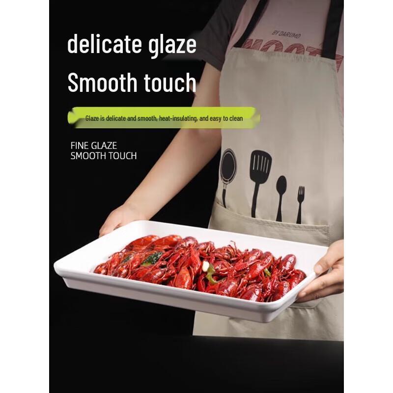 Melamine Rectangular Food Display Tray