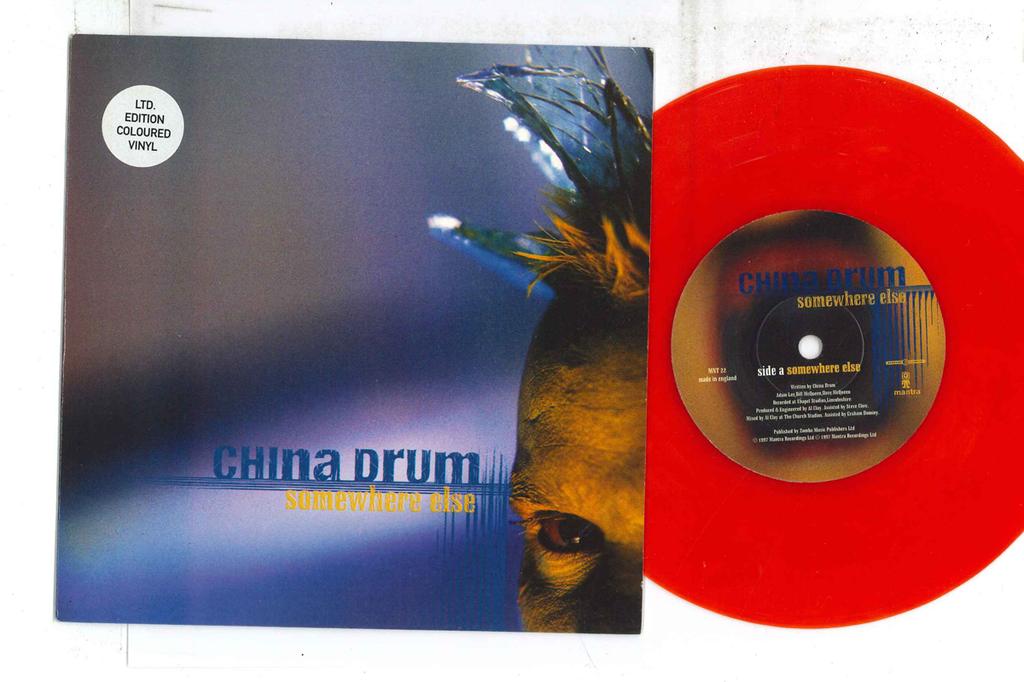 7inch Record CHINA DRUM - Somewhere Else / Loser / Wrong Agai 1497072 MANTRA 1997 UK Rock Used