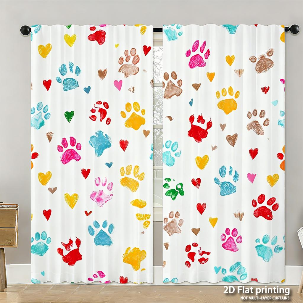 Piece Set High Definition Digital Printed Curtainsmulticolor Seasonal Vegetables Harvest Style Curtainhome Decoration Curtain Made Of Polyester
