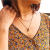 July Hawaiian Jewelry Necklace, Scroll, Coin, and Wave Design, 2-Way, Men's and Women's, Hypoallergenic, Surgical Stainless Steel, Gift, Instagrammabl