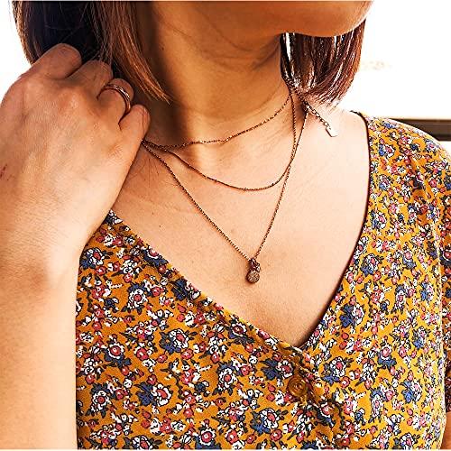 July Hawaiian Jewelry Necklace, Scroll, Coin, and Wave Design, 2-Way, Men's and Women's, Hypoallergenic, Surgical Stainless Steel, Gift, Instagrammabl