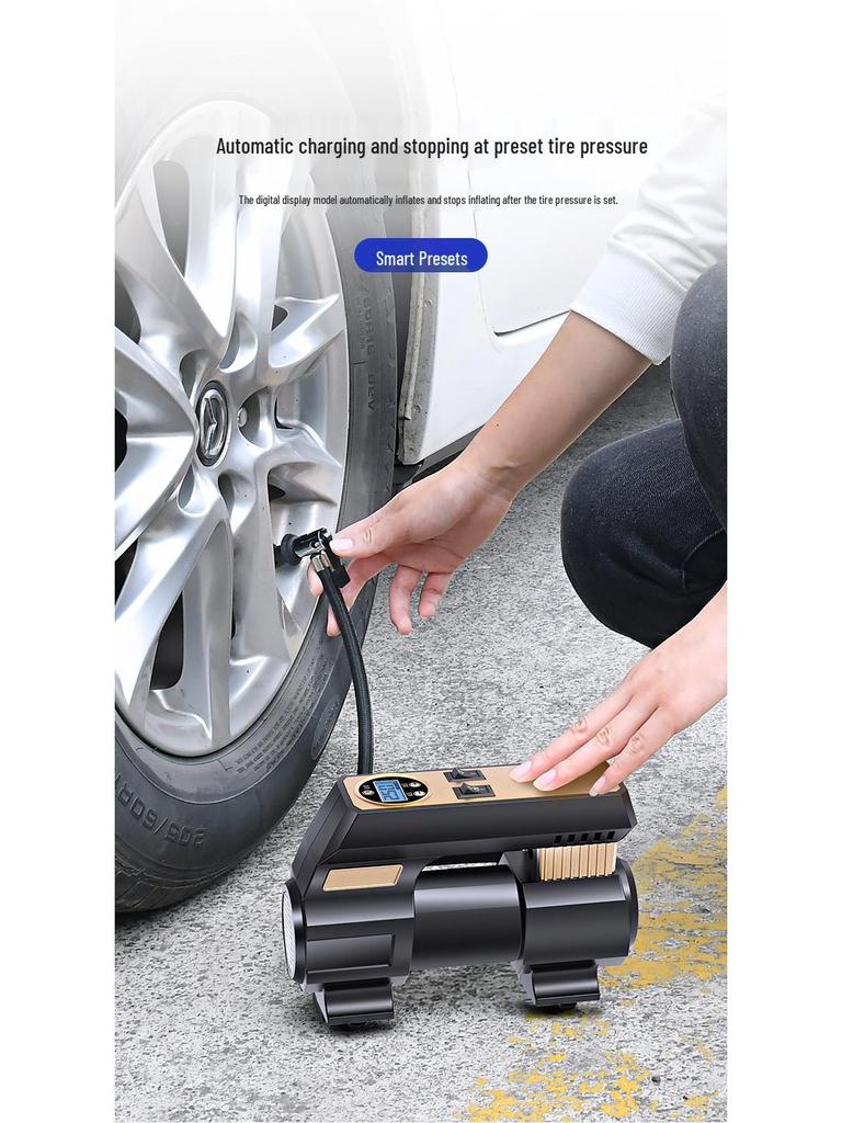 12V Portable Electric Car Tire Inflator