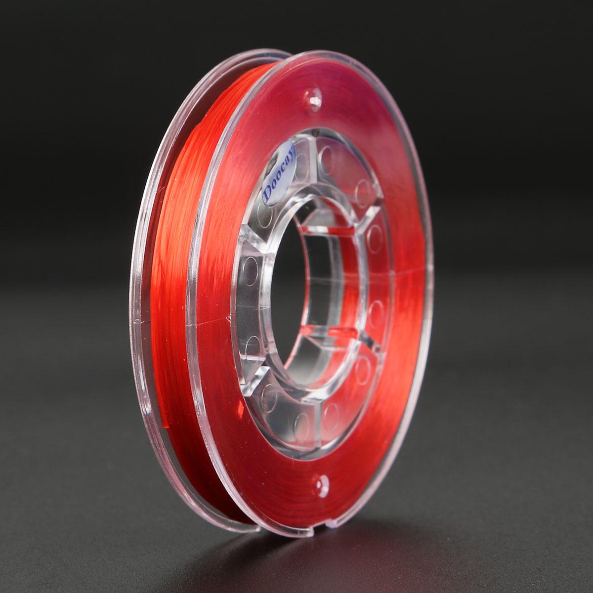 

40 метров эластичная леска прозрачный кристальный бисерный шнур нить нить для изготовления браслетов своими руками 0.8mm 40M красный