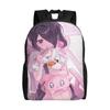 Ame Angel-Chan Backpack for Men Women Cool Student Work Daypack Anime Game Laptop Computer Canvas Bags Outdoor
