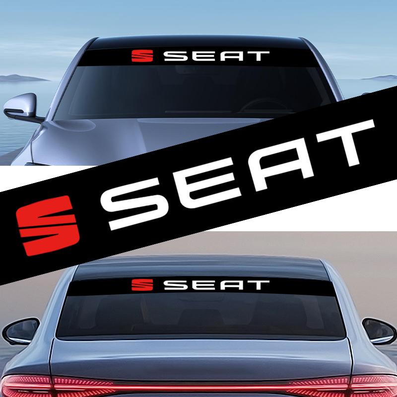 1 Stuks Auto Voorruit Sticker Mode Sport Decals Decoratie Sticker voor SEAT MK3 Leon 5F Ibiza 5 6 MII Altea Toledo 3 Cordoba Alhambra