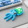 Desktop Decorative Ornament 3D Printed Animal Figures, Articulated Flexible Squid Model Sensory Movable Collectible Toy, Ocean Figurine for