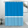 Solid Colours and Lines Modern Minimalist Shower Curtain Colourful Geometric Polyester Fabric Home Shower Curtain Bathroom Decor