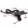 Pompa Freno Manubrio Sinistro e Destro Freno Per Citycoco Scooter Elettrico Filo Segnale Freni Anteriore e Posteriore Leva Freno E-Bike