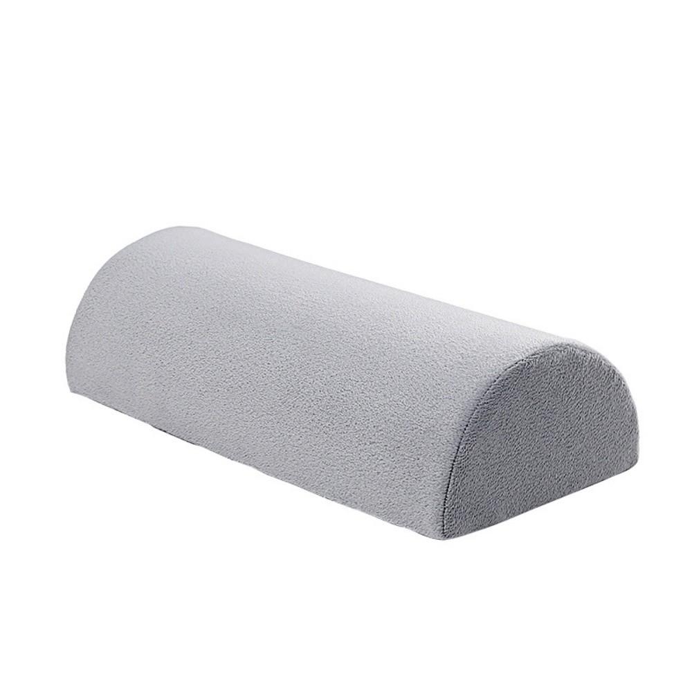 Half Cylinder Leg Pillow Removable Cover Knee Support Pillow Half Moon Bolster Pillow Home Use серый