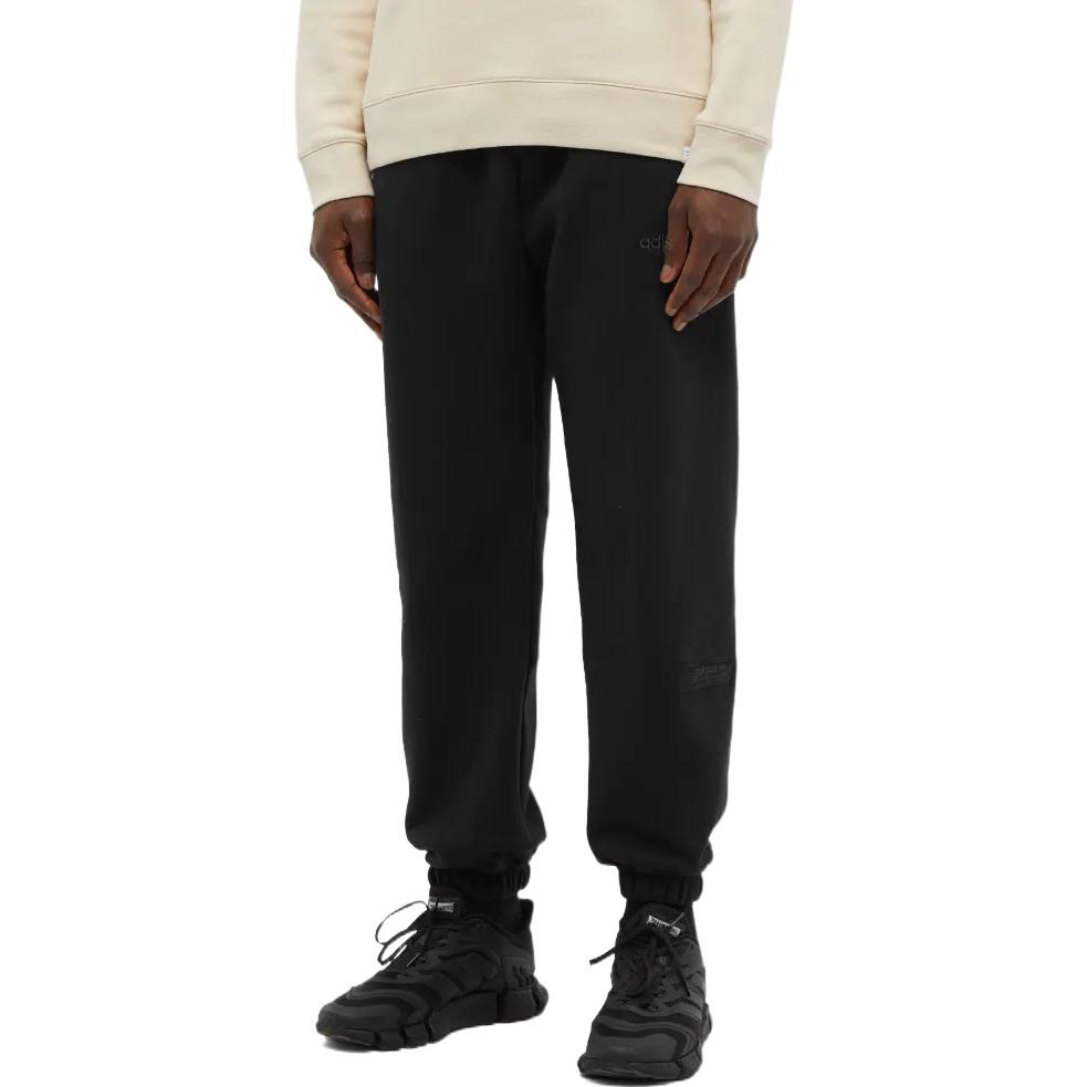 adidas Originals Einfarbig Logo Bestickt Elastischer Bund Sporthose Herren Unterteile Schwarz HM4826