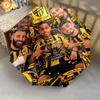 1 PC Automatic Folding Umbrella - Al-Ittihad FC Pattern, Portable & Foldable Design with 8 Ribs, Christmas Birthday Gifts