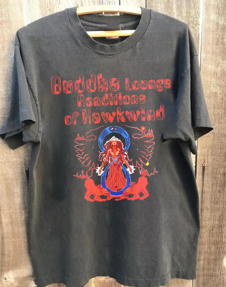 

Buddha Lounge Renditions Of Hawkwind Black Shirt S-5Xl HO66 Unisex T-Shirt S