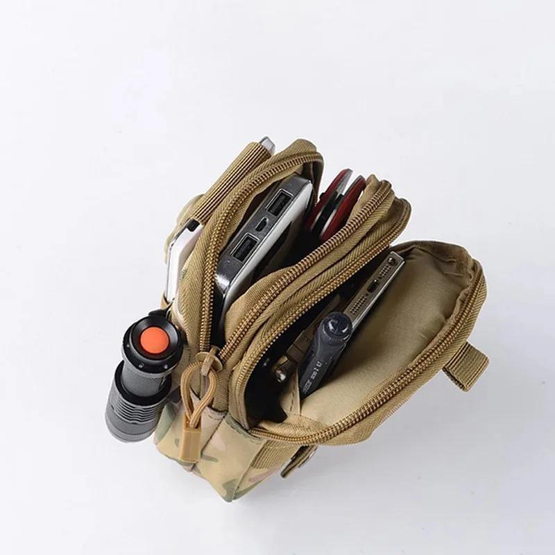 Tactical Camouflage Multifunctional Waterproof Waist Bag for Outdoor Sports & Camping