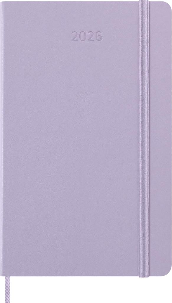 Moleskine 2026 Daily January Large Size x Pastel DHH1812DC3Y26 Planner, 12-Month Diary, Start, (13cm 21cm), Hardcover, Lilac,
