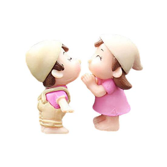 Lovely Couple Girl Boy Osviežovač vzduchu do auta Klip na vôňu Aróma Difuzér Dekor