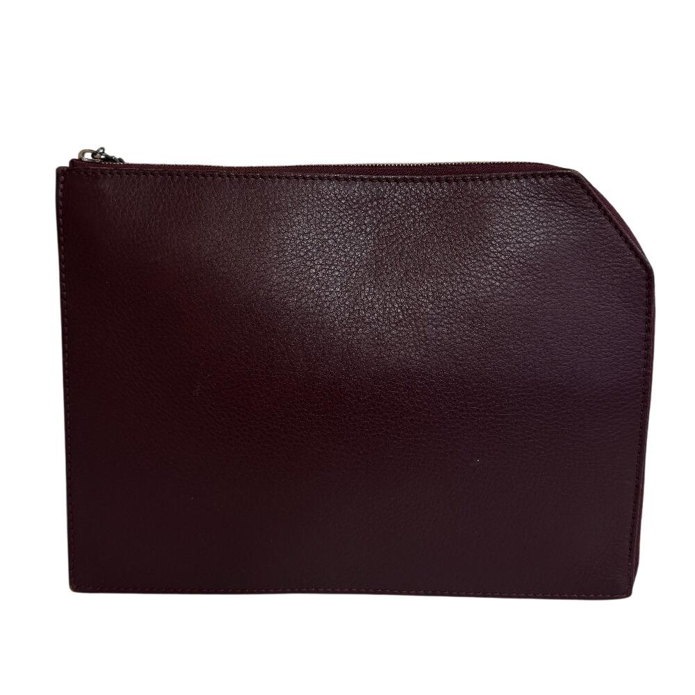 Camille Fournet CamilleFournet leather Clutch bag Bordeaux leather Used