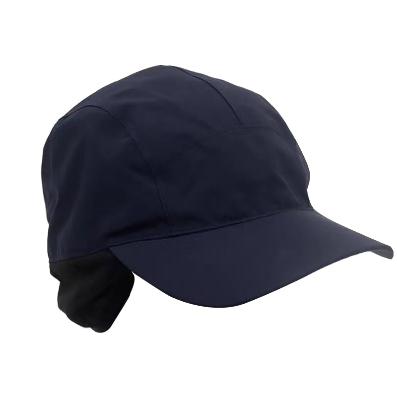 U-Betto Gore-Tex Cap Autumn Winter Men Women Hat Ear Flaps Lined Thin Waterproof Breathable Outdoor Adjustable Unisex