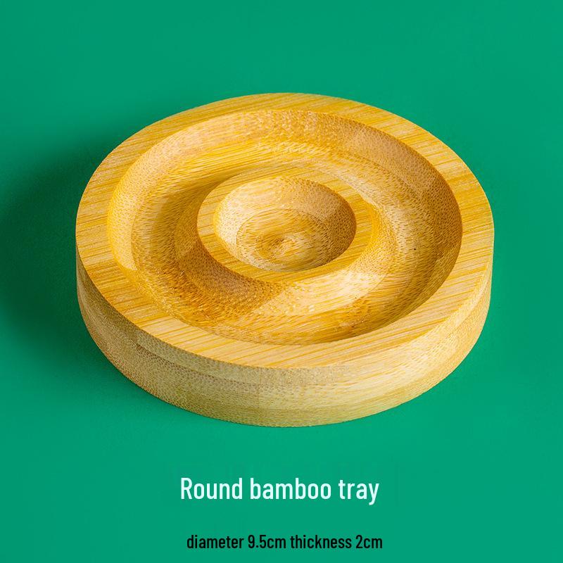 Beaded Bamboo Wooden Jewelry Tray for Bracelets and Necklaces