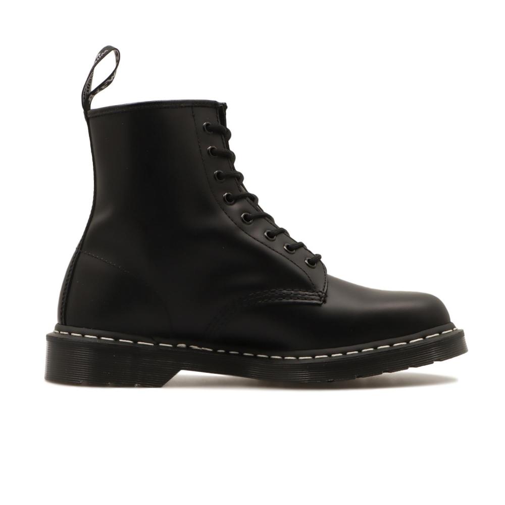 Dr.martens 1460z Dms 8 Eye Boot 24758001 Black Wht St 