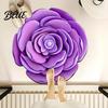 Realistic Decorative Rug Shape Entrance Absorbent Non-Slip Bath Mat 3D Flower Floor Three-dimensional for Living