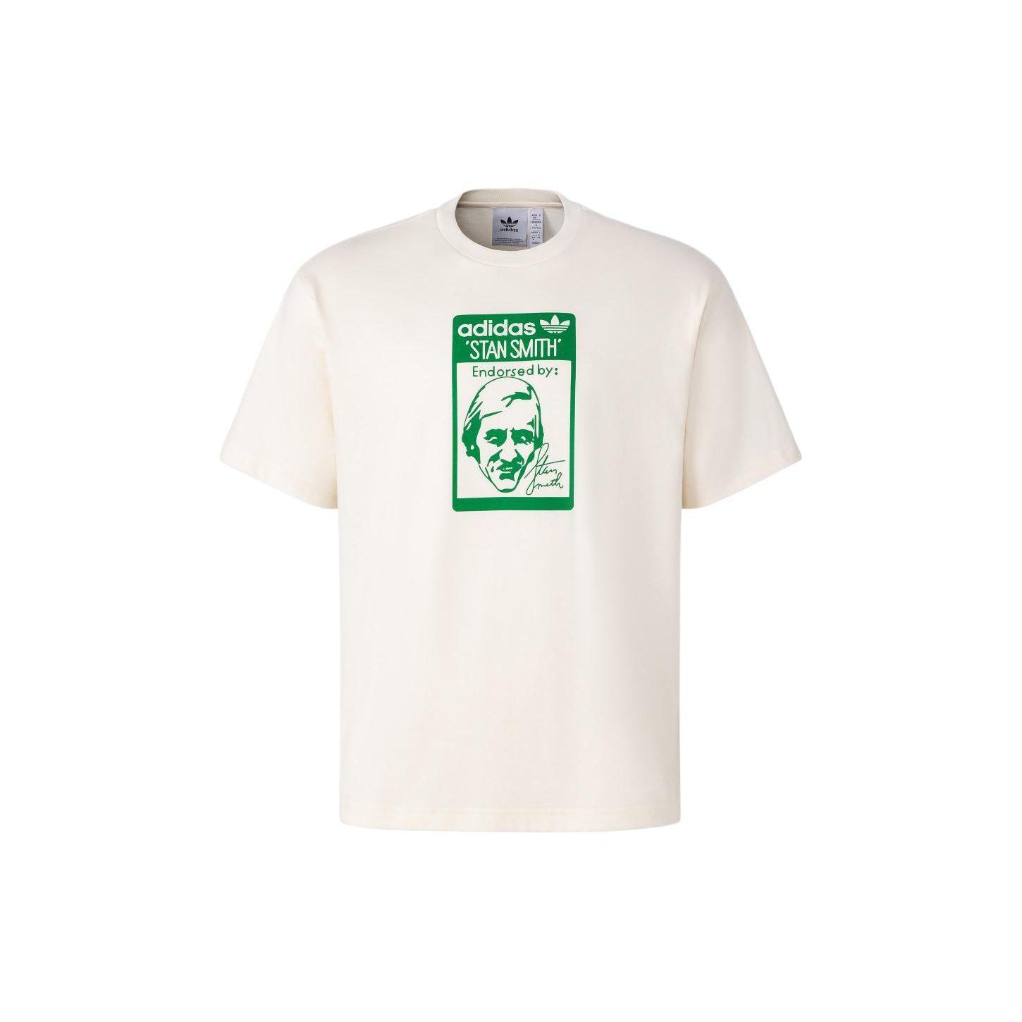 Футболка adidas Originals Stan Smith Белый Зеленый JH1223 M
