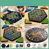 Parentchild Interactive Puzzle Toy With Chain Triangle Structure And Challenge Set For Kids