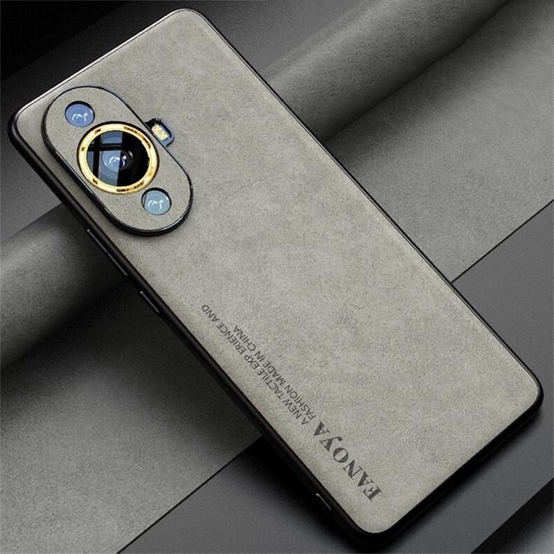 Luxury Leather Case For Huawei Nova 11 11i 10 SE 10 Pro Camera Protection Phone Back Cover Coque Silicone Capa Shockproof Bumper