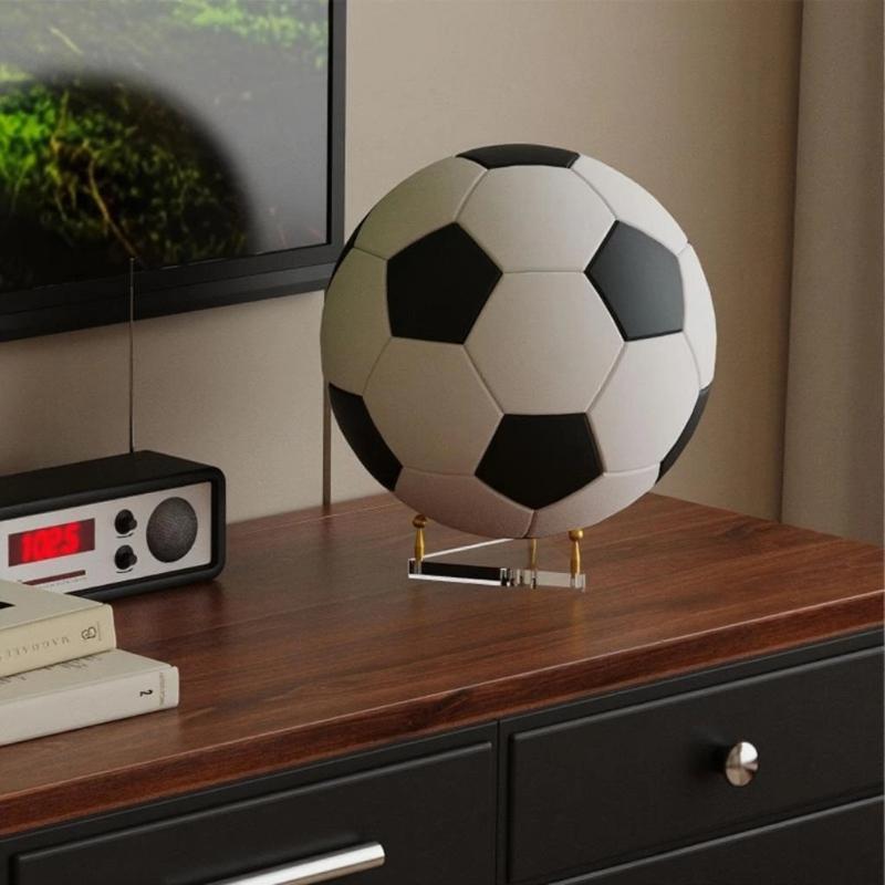 Triangular Acrylic Display Ball Stand Thickened Soccer Volleyball Holder Ball Storage Rack for Basketball Display