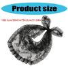 Lightweight Silk Triangular Kerchief Breathable Comfortabel Thin Scarf Lace Headscarf for Women Offer Comfort Fashion