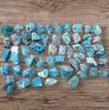 Natural Chrysocolla Rough, Loose Gemstone Raw Crystal, Untreated Mineral Rough, 25-55 MM Size Rough. Chrysocolla Specimens Gemstone Raw.