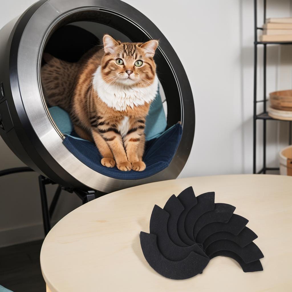 8PCS/10PCS Activated Carbon Filters For Litter Robot 4 Carbon Filter Deodorizing Cotton For Home Cleaning Tools Part