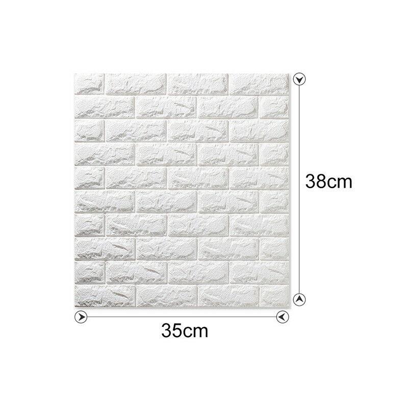 10/20 buc. Autocolant 3D pentru perete de cărămidă, autoadeziv, impermeabil, cu panou de spumă, tapet baie bucătărie
