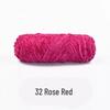 Handmade Chenille Yarn Ball: Velvet Thick Crochet and Knitting Material